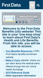 Mobile Screenshot of firstdatabenefits.us